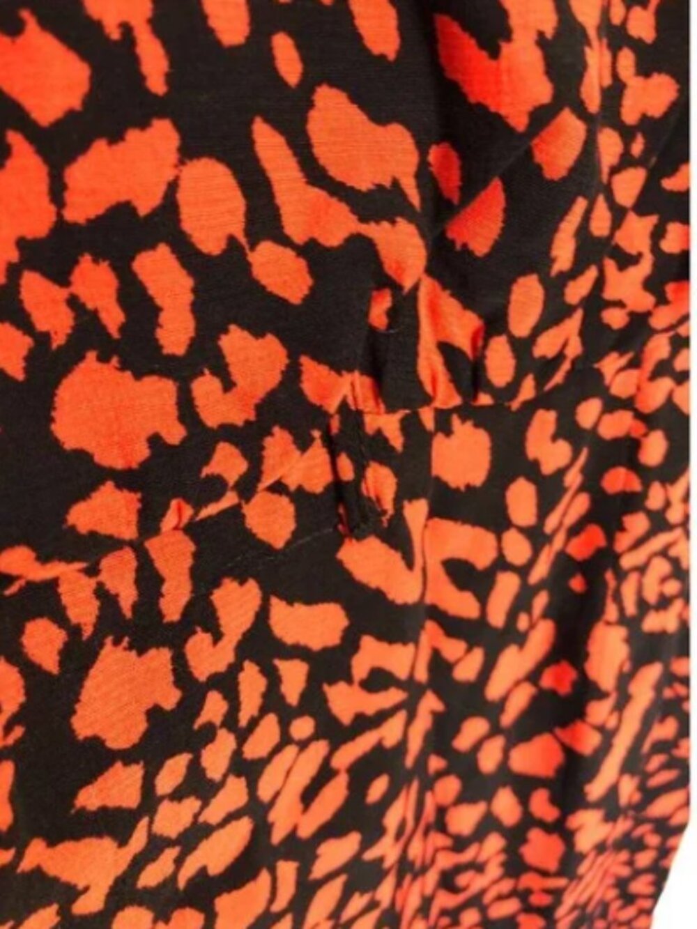 Topshop • Red Leopard Prind Wrap Mini Dress - Picture 9 of 10